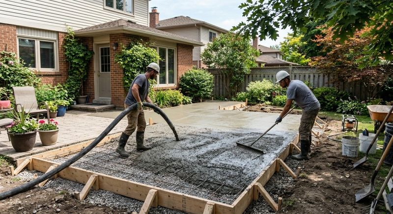 Concrete Installation in San Marcos, TX
