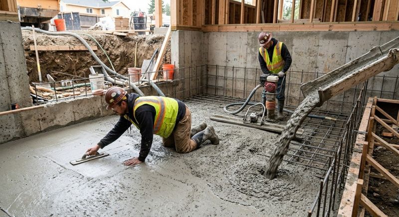 Basement Concrete Installation in San Marcos, TX