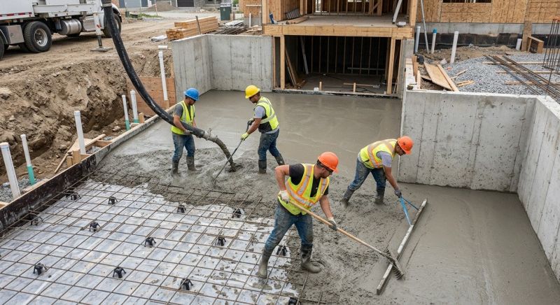 Basement Concrete Installation in Manchaca, TX