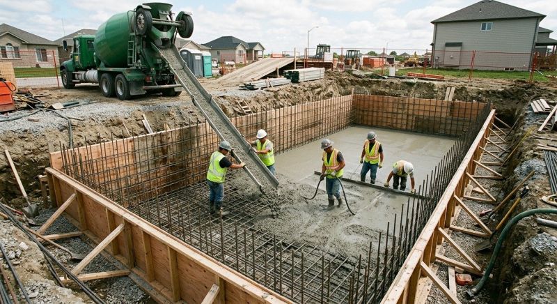 Basement Concrete Pouring in San Marcos, TX