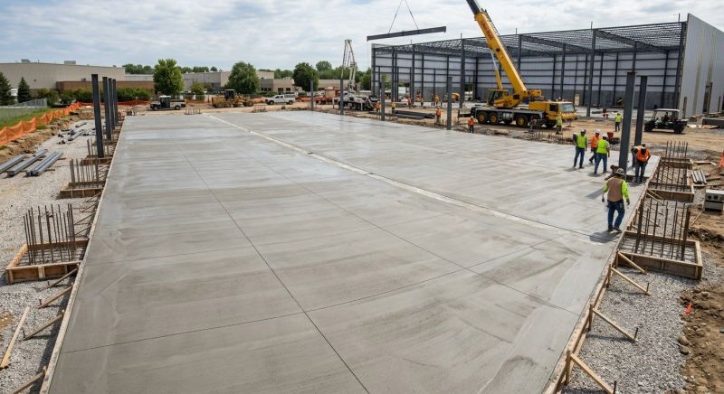 Commercial Slab Construction in Canyon Lake, TX