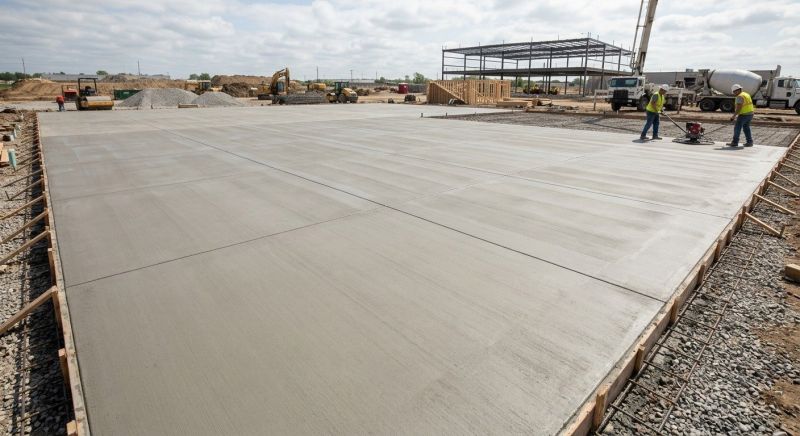Commercial Slab Construction in Comal County, TX