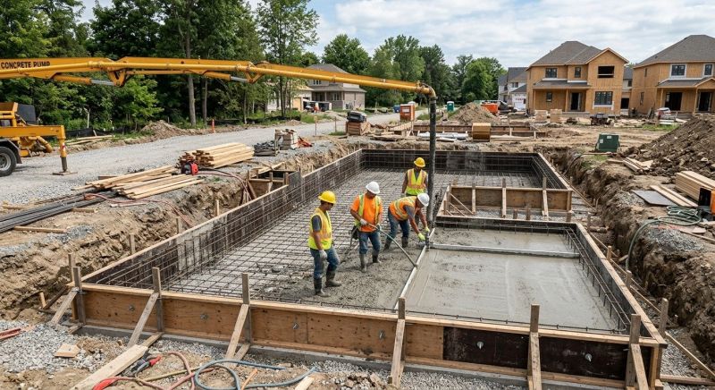 Concrete Foundation Installation in Buda, TX