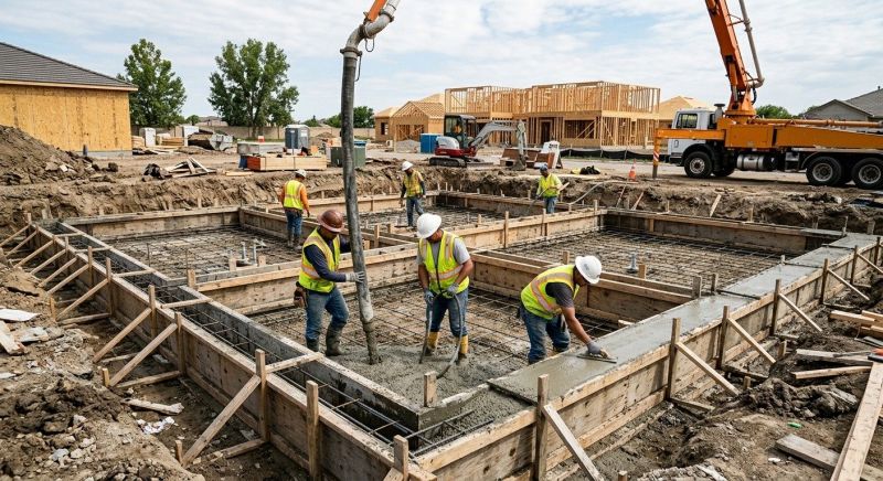 Concrete Foundation Installation in Buda, TX