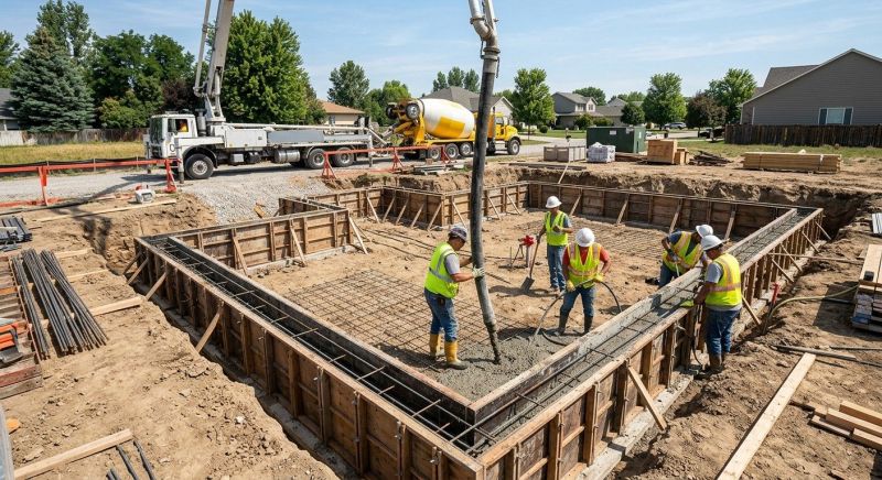 Concrete Foundation Installation in Wimberley, TX