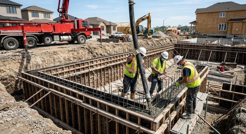 Concrete Foundation Pouring in San Marcos, TX