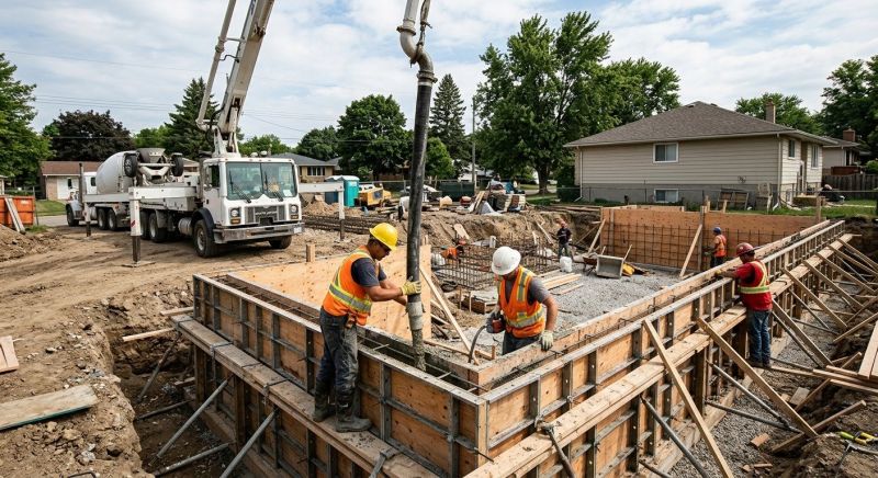 Foundation Wall Pouring in San Marcos, TX