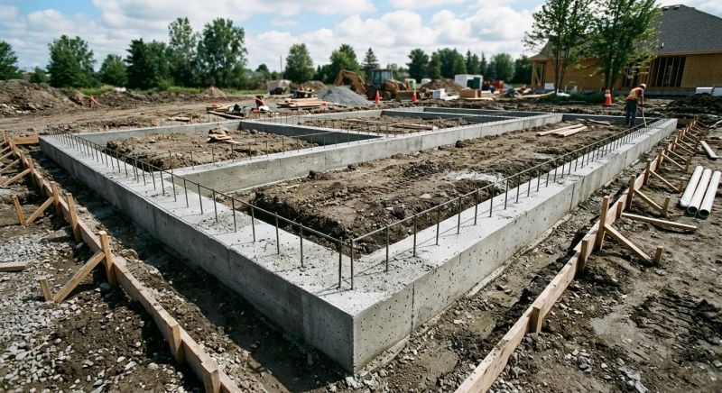 House Footing Construction in San Marcos, TX